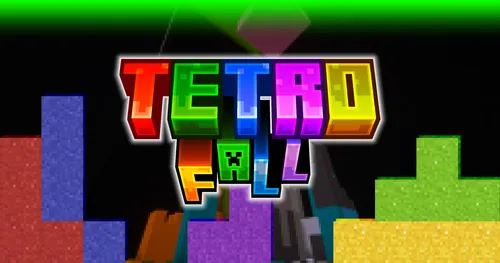 TetroFall — Minecraft xarita, rasm 1