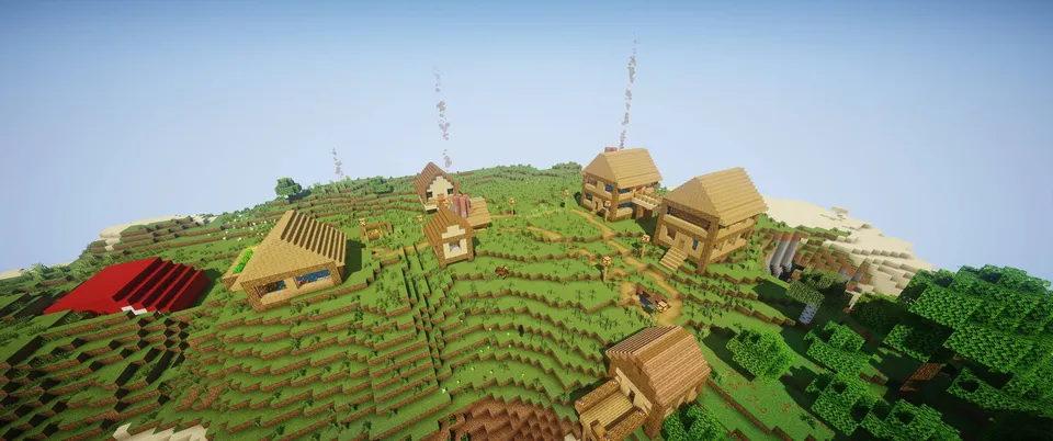 82-qishloq — Minecraft xarita, rasm 2