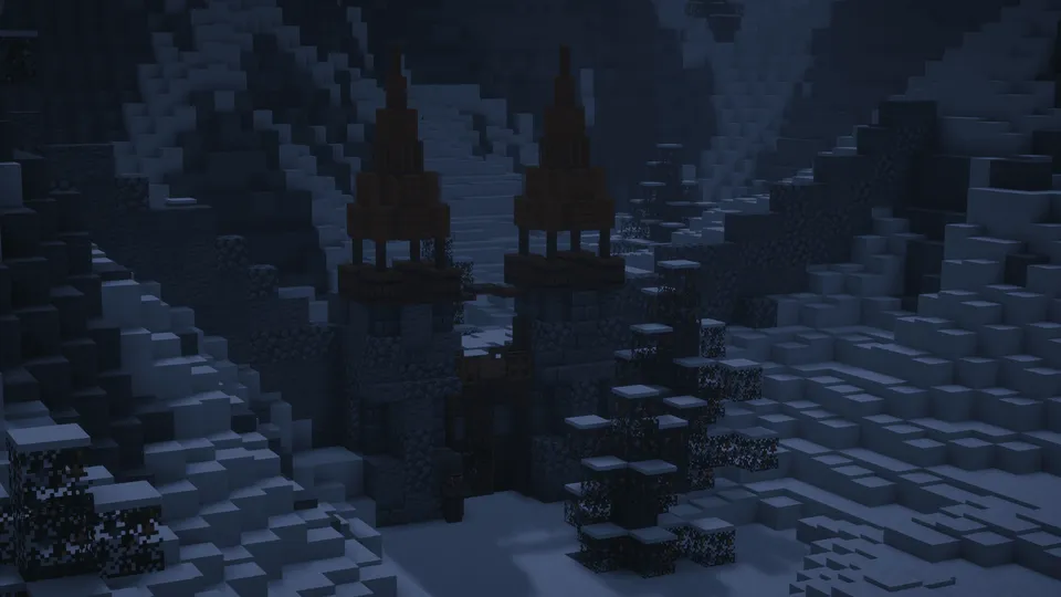 Qishki shahar afsonasi — Minecraft xarita, rasm 3