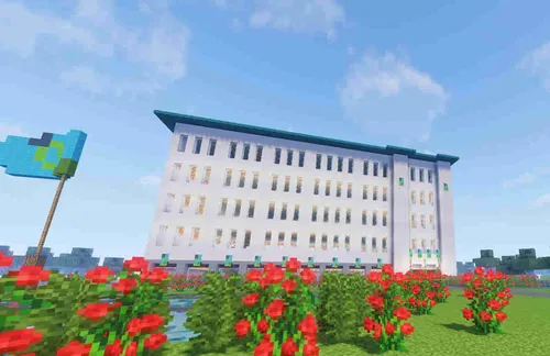 Katta Zelenogorsk shahri — Minecraft xarita, rasm 1