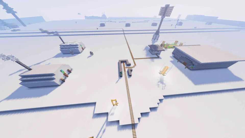 Katta Zelenogorsk shahri — Minecraft xarita, rasm 2
