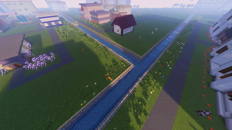 Katta Zelenogorsk shahri — Minecraft xarita, rasm 5