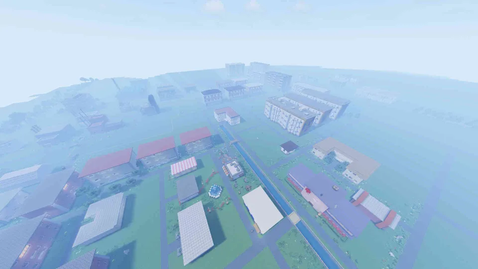 Katta Zelenogorsk shahri — Minecraft xarita, rasm 7