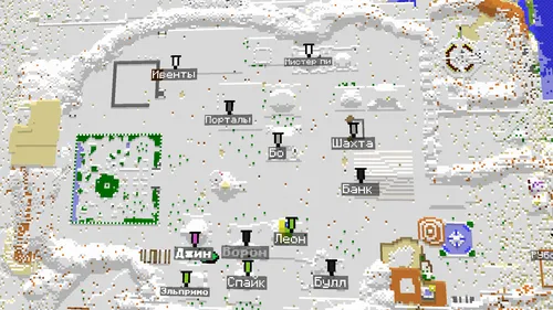 StalkMaun dan Brawl Town (Remeyk) — Minecraft xarita, rasm 1