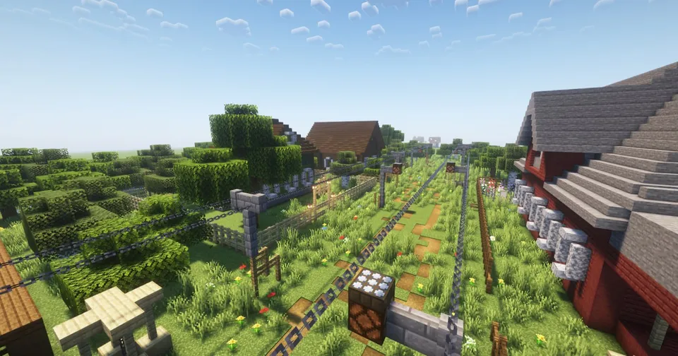 Rus qishlog'i "Beryozovka" — Minecraft xarita, rasm 2