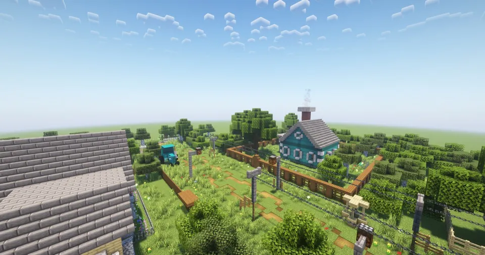 Rus qishlog'i "Beryozovka" — Minecraft xarita, rasm 3