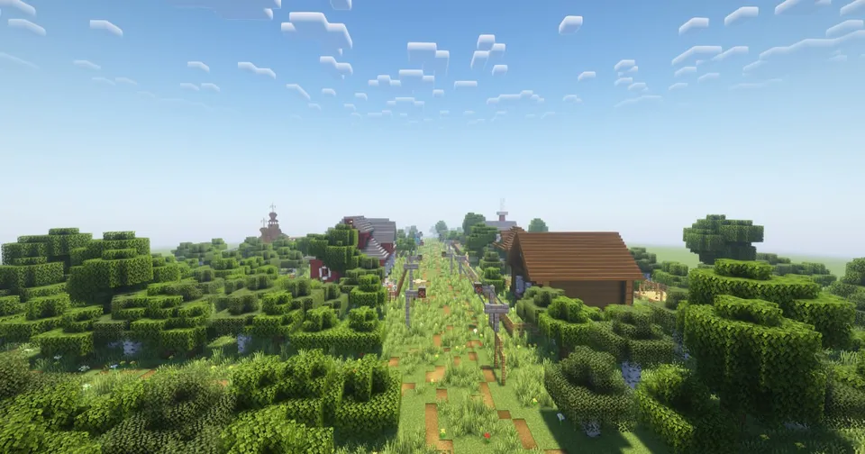 Rus qishlog'i "Beryozovka" — Minecraft xarita, rasm 4