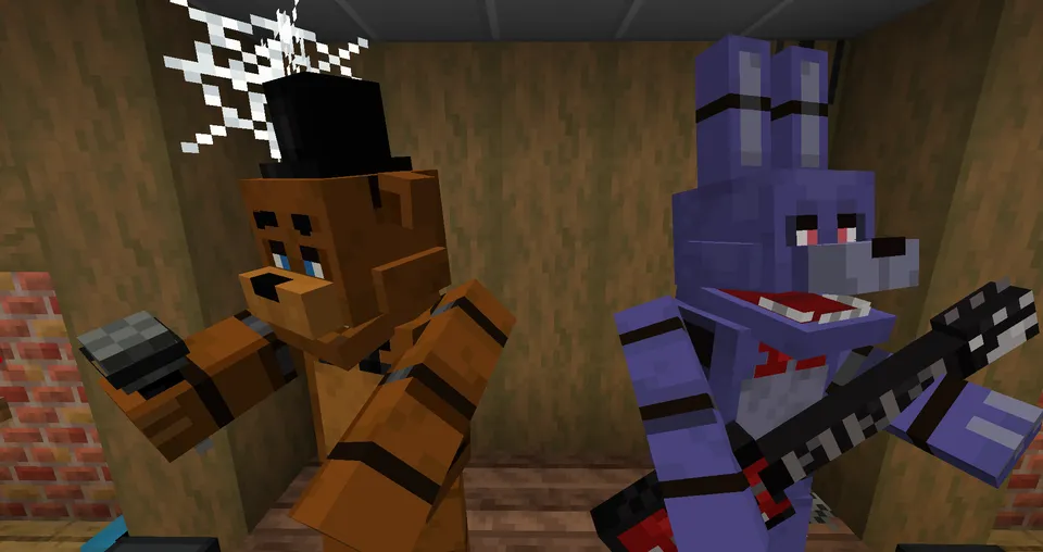 Freddy Fazbear Pizzeria Simulator — Minecraft xarita, rasm 2