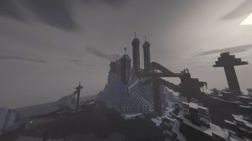 Qishki saroy — Minecraft xarita, rasm 1