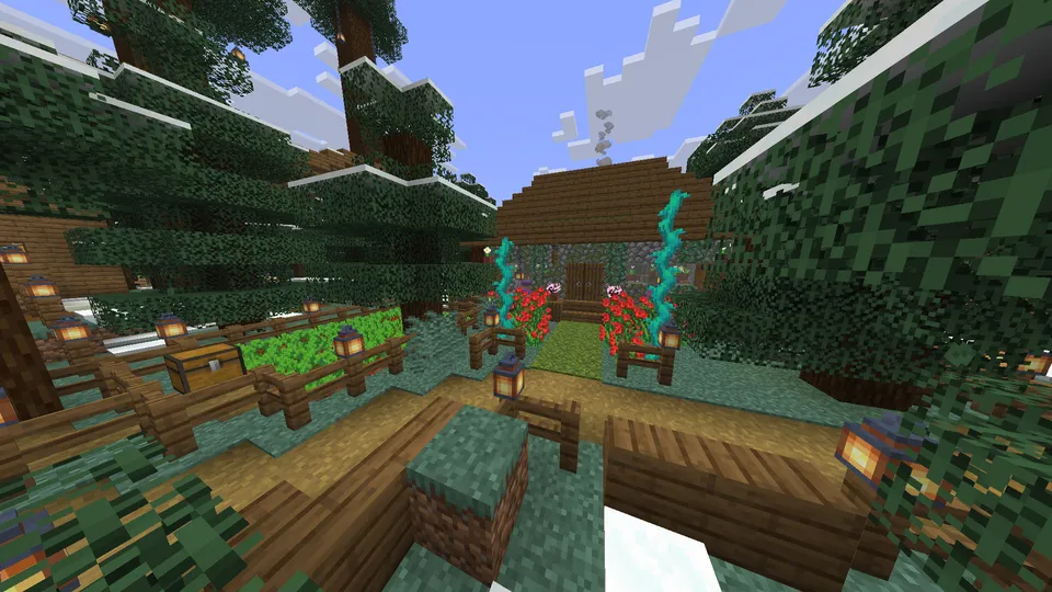 Minecraft qishloq aholisi | Qishki biom — Minecraft xarita, rasm 6