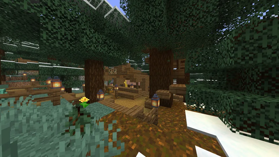 Minecraft qishloq aholisi | Qishki biom — Minecraft xarita, rasm 7