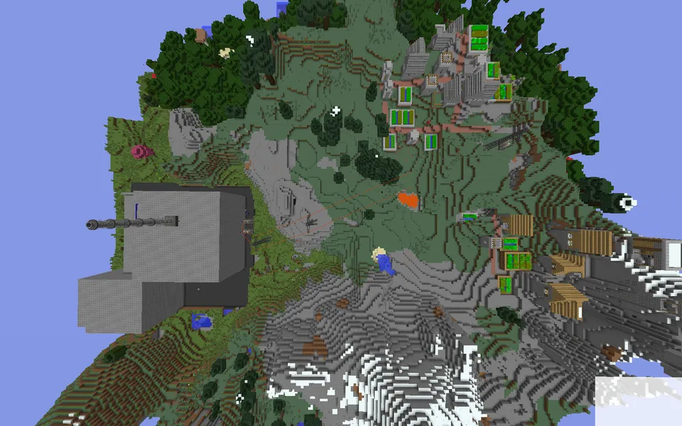 VES elektr stansiyasi — Minecraft xarita, rasm 7