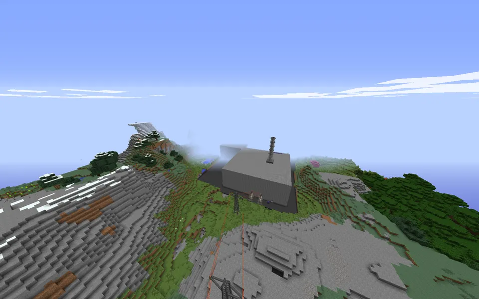 VES elektr stansiyasi — Minecraft xarita, rasm 8
