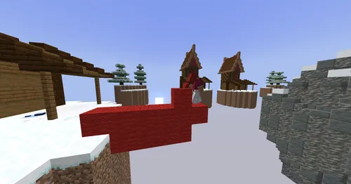 BedWars Map - Winter — Minecraft xarita, rasm 1