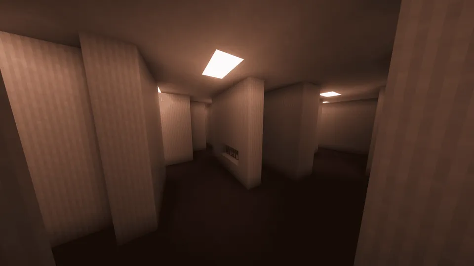 Explore The Backrooms — Minecraft xarita, rasm 5