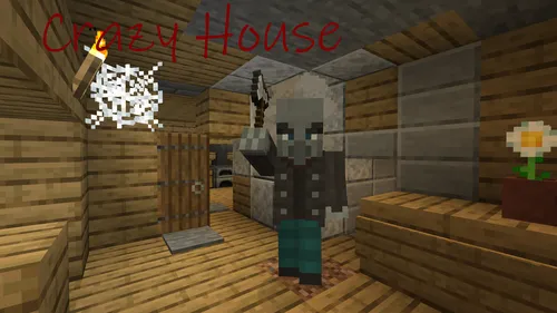 Crazy House — Minecraft xarita, rasm 1