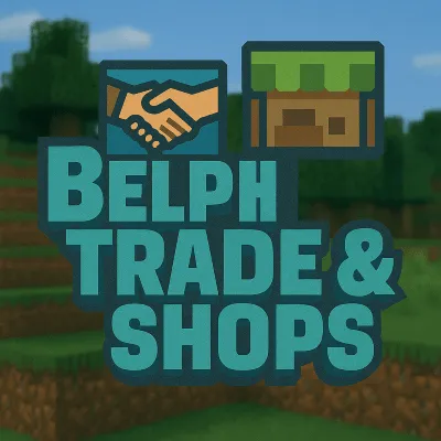 Belph Trade & Shops — Minecraft mod, rasm 1