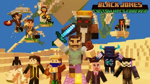Qismat Arxeologi Custom NPCs Forever — Minecraft xarita, rasm 1