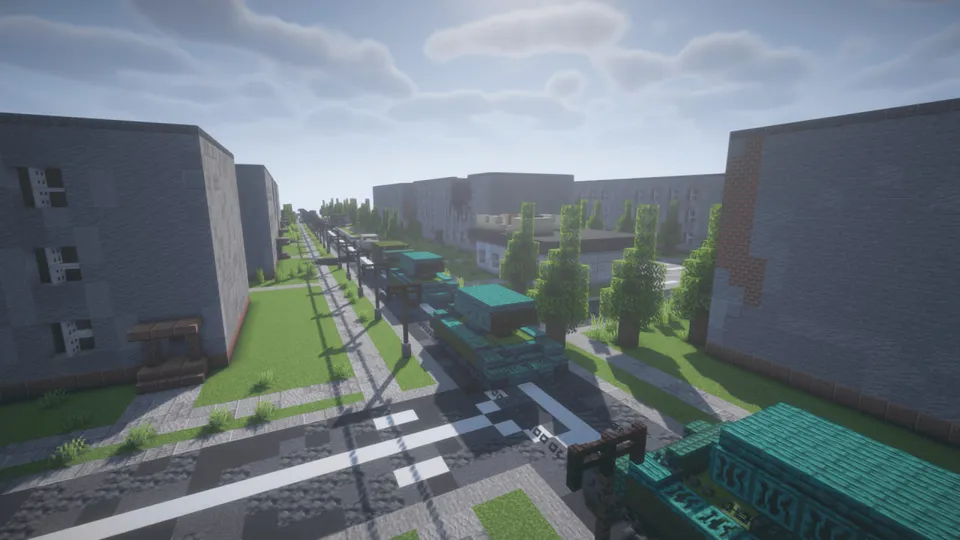 Yuxino shaharchasi — Minecraft xarita, rasm 4