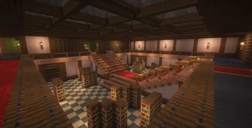 Point Blank Library | Kutubxona — Minecraft xarita, rasm 1