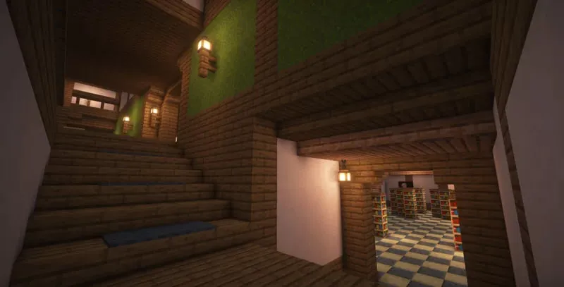Point Blank Library | Kutubxona — Minecraft xarita, rasm 3