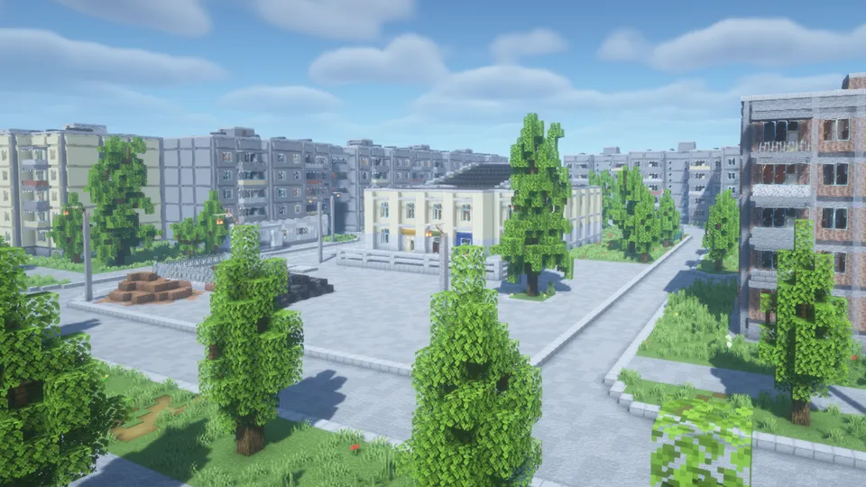 Novokopiyskoye shaharchasi — Minecraft xarita, rasm 6