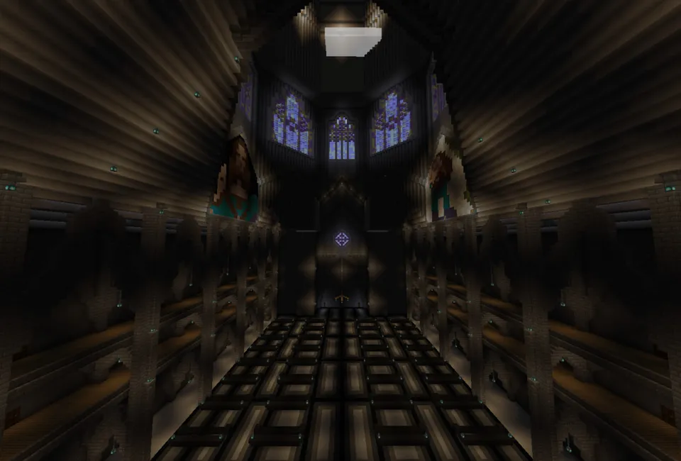 Square Gothic Cathedral — Minecraft xarita, rasm 3