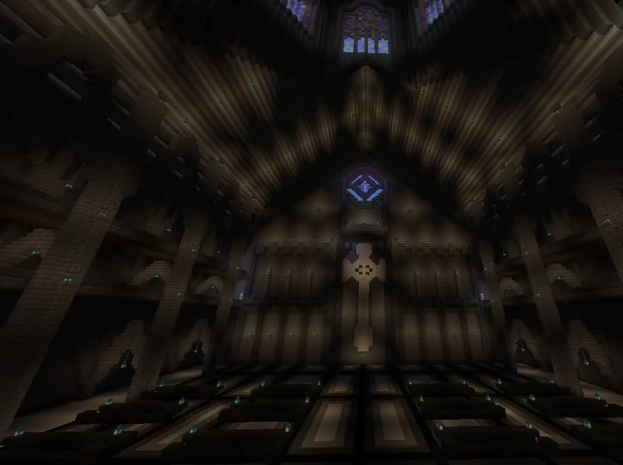 Square Gothic Cathedral — Minecraft xarita, rasm 4