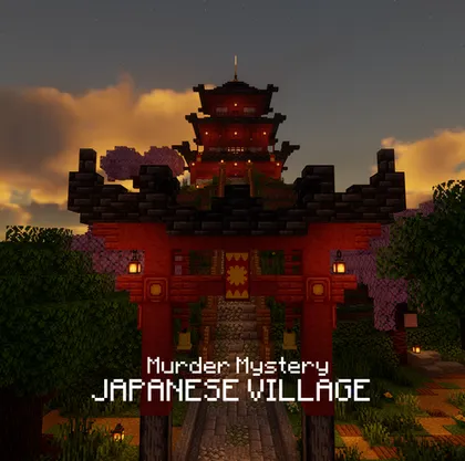 Murder Mystery: Japanese Temple — Minecraft xarita, rasm 1