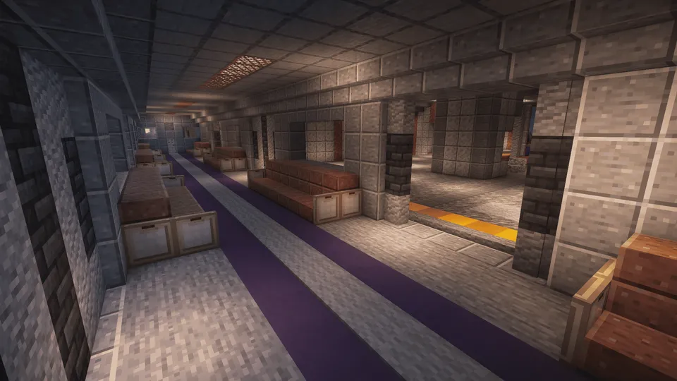 Point Blank MStation | Metro stansiyasi — Minecraft xarita, rasm 6