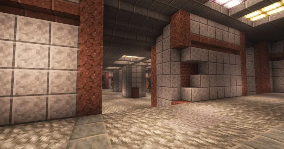 Point Blank MStation | Metro stansiyasi — Minecraft xarita, rasm 8