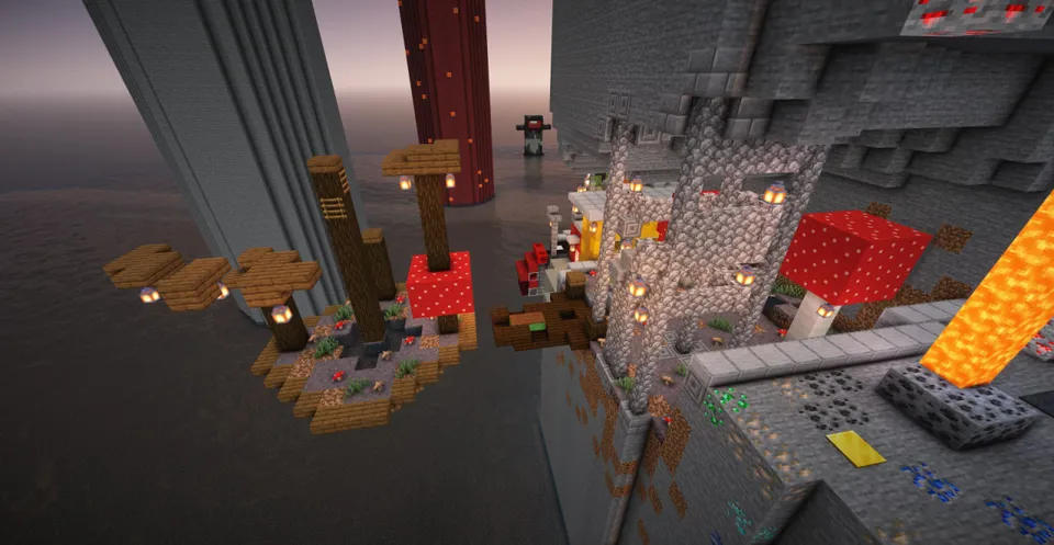 Parkour Spiral Dropper 3: Arthur's Murasama — Minecraft xarita, rasm 5