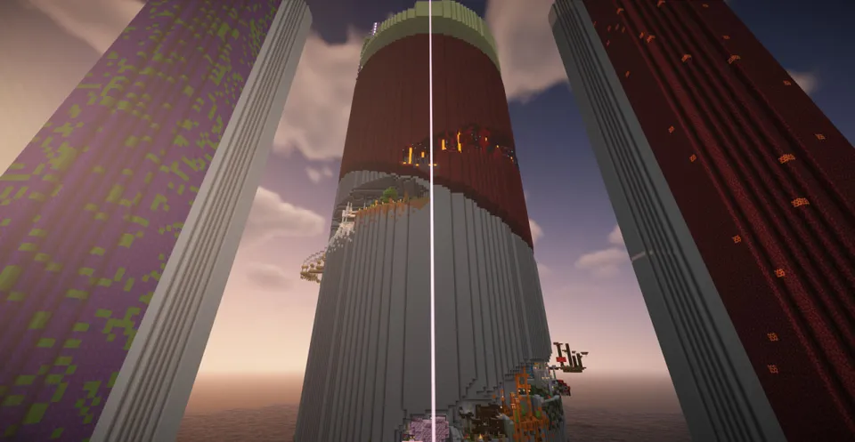 Parkour Spiral Dropper 3: Arthur's Murasama — Minecraft xarita, rasm 6