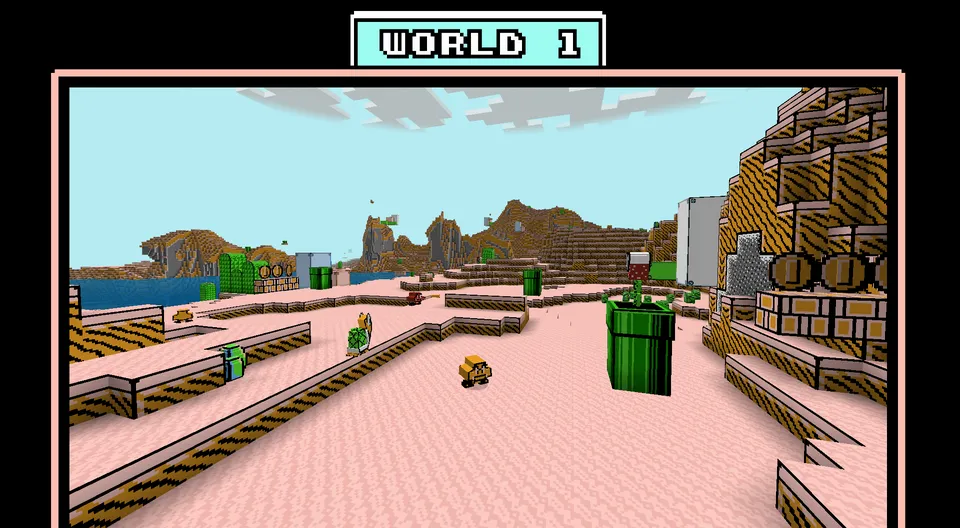 Retro Mario Worlds — Minecraft mod, rasm 2