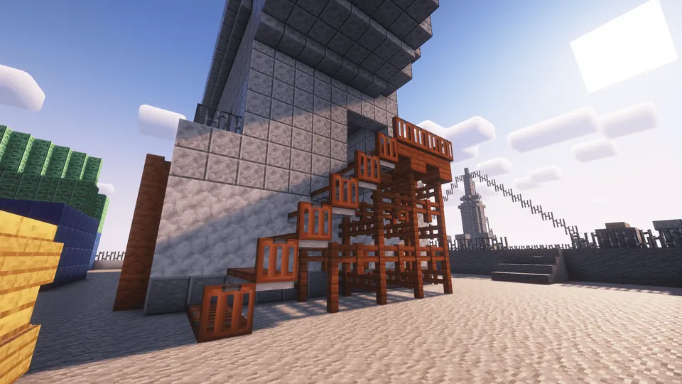 Point Blank Cargo Ship | Quruqlik kemasi — Minecraft xarita, rasm 8