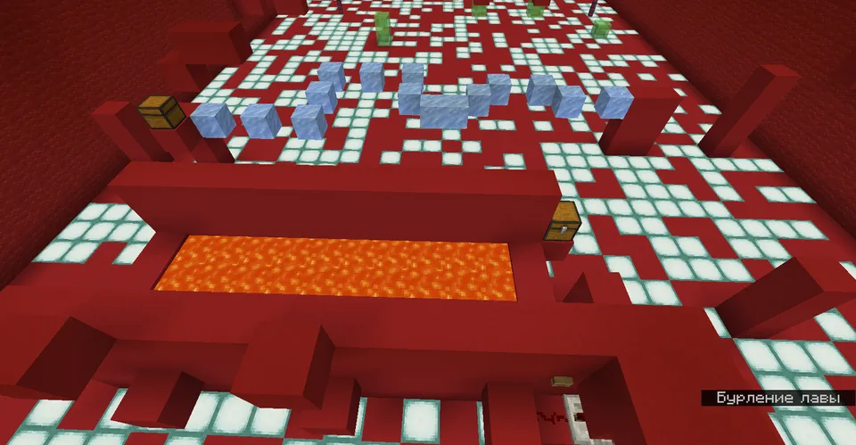 Beton bloklar bo‘ylab uchta parkur — Minecraft xarita, rasm 2