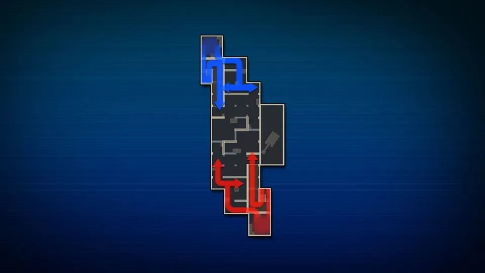 Point Blank Red Rock | Qizil qoya — Minecraft xarita, rasm 2