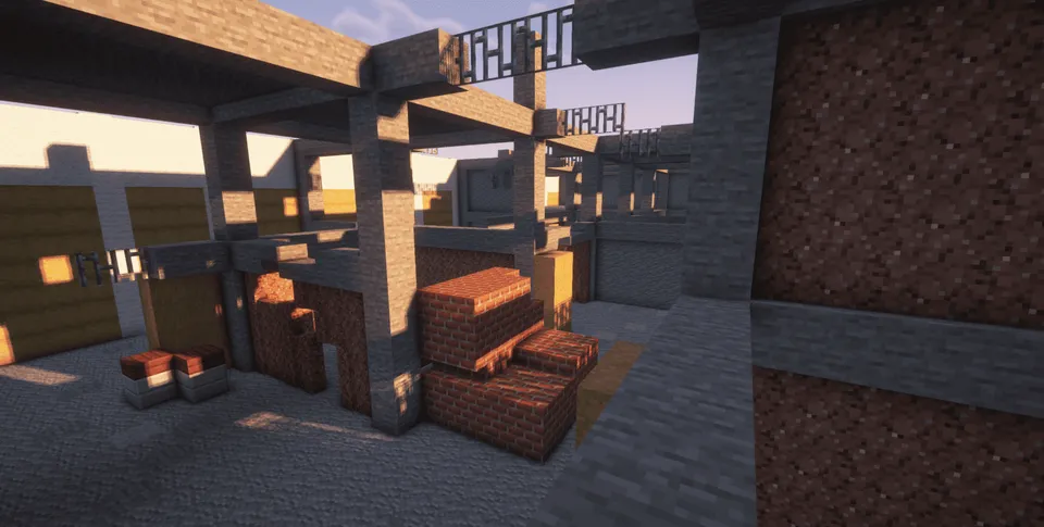 Point Blank Red Rock | Qizil qoya — Minecraft xarita, rasm 3