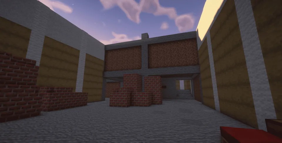Point Blank Red Rock | Qizil qoya — Minecraft xarita, rasm 5