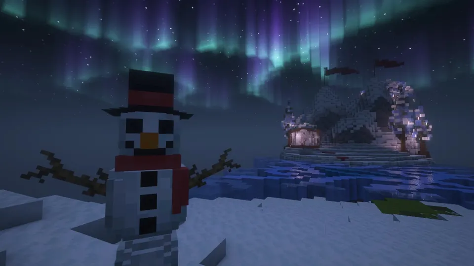 Snowy Skirmish 2: Ko‘chki — Minecraft xarita, rasm 2