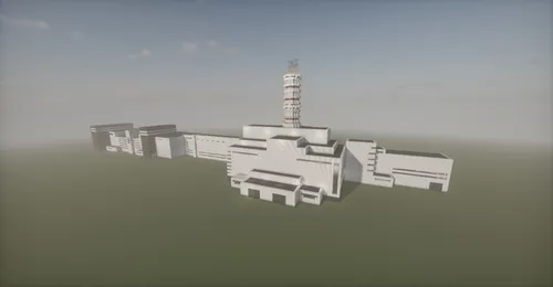 Chernobil Atom Elektr Stansiyasi — Minecraft xarita, rasm 1