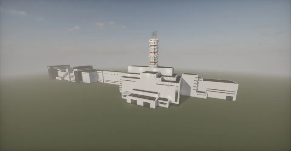 Chernobil Atom Elektr Stansiyasi — Minecraft xarita, rasm 4