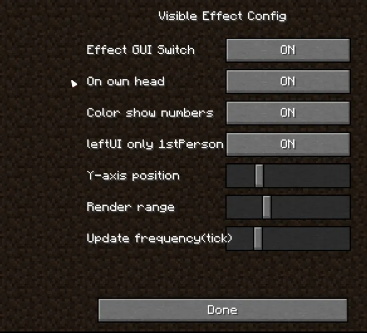 Visible Effect — Minecraft mod, rasm 3
