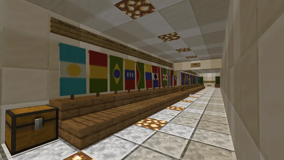 Dunyoning barcha mamlakatlari — Minecraft xarita, rasm 3