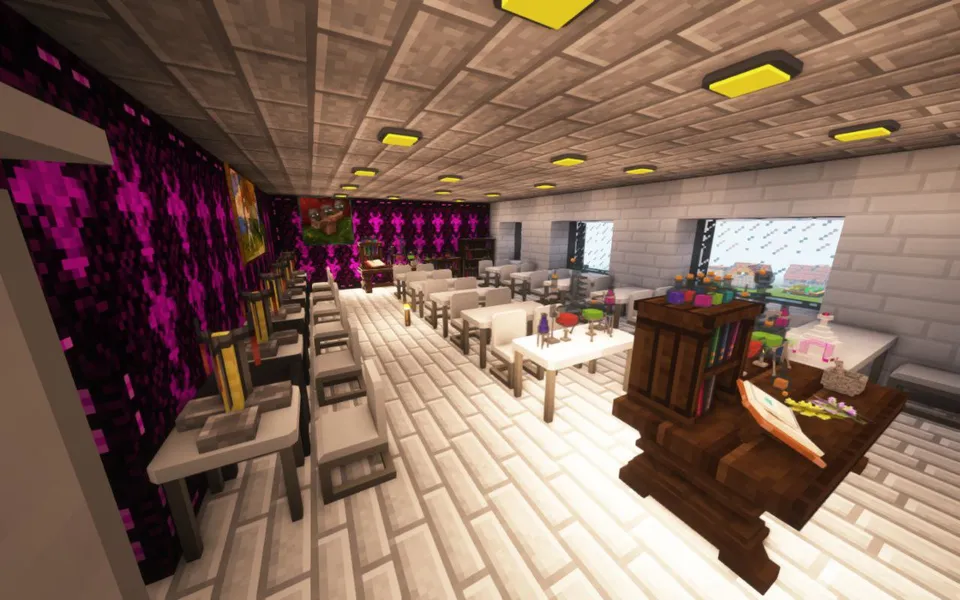 School74 (Zamonaviy maktab) — Minecraft xarita, rasm 5