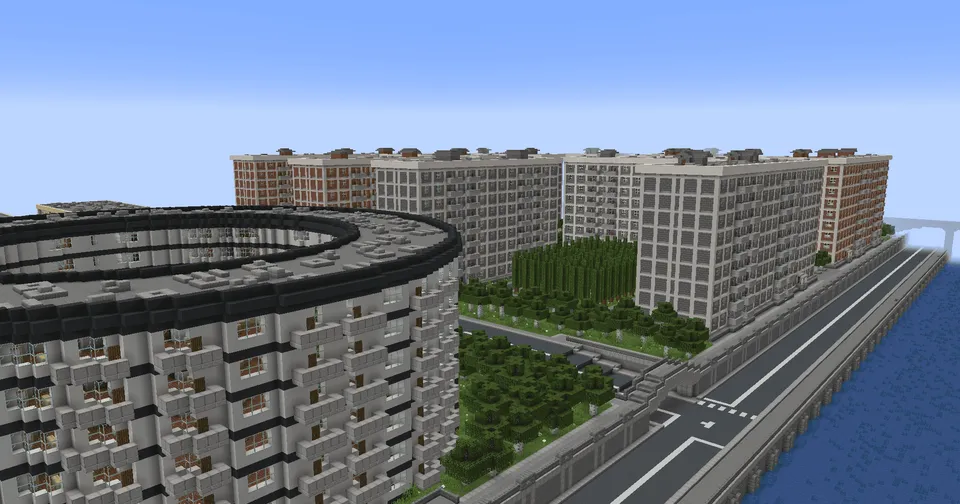 Berezograd rus shahri — Minecraft xarita, rasm 3