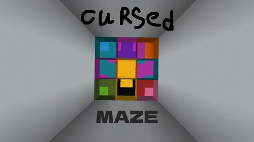 Cursed Maze — Minecraft xarita, rasm 1