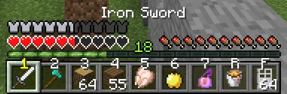 HotbarNumber — Minecraft mod, rasm 2