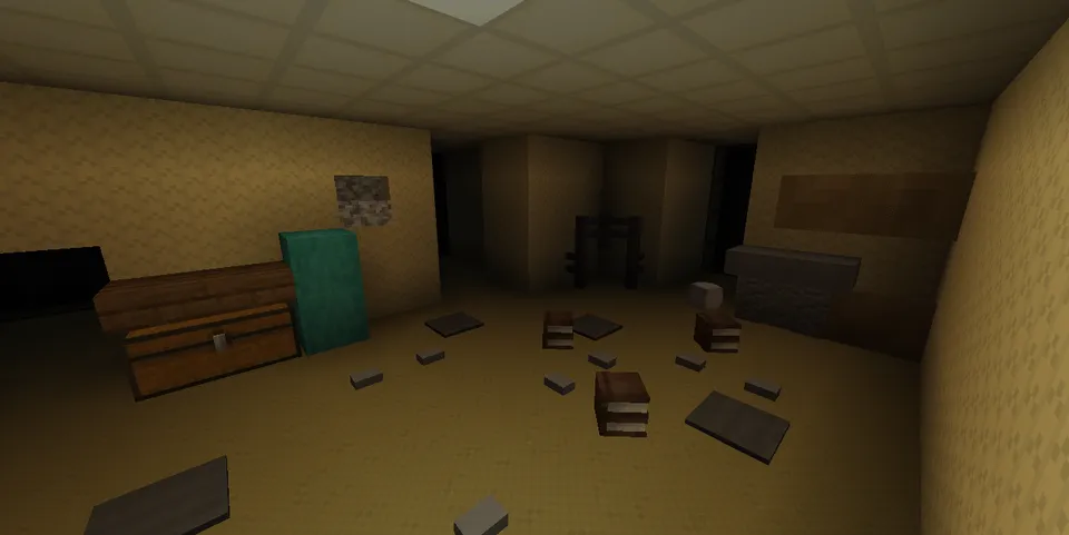 The Backrooms Found Footage #3 Map — Minecraft xarita, rasm 6