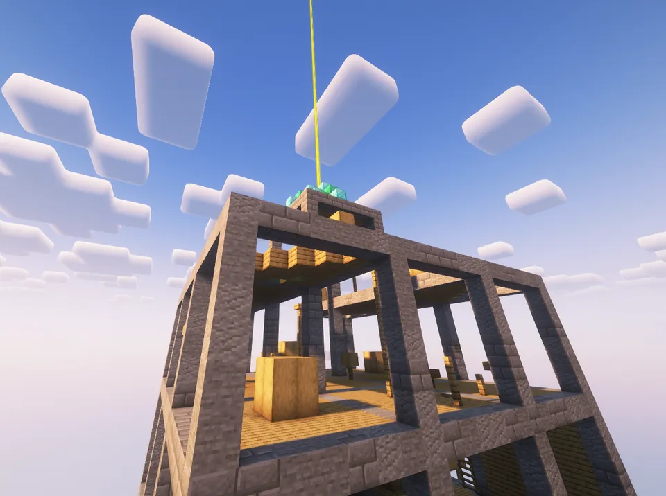 Climbing the Parkour Tower — Minecraft xarita, rasm 4